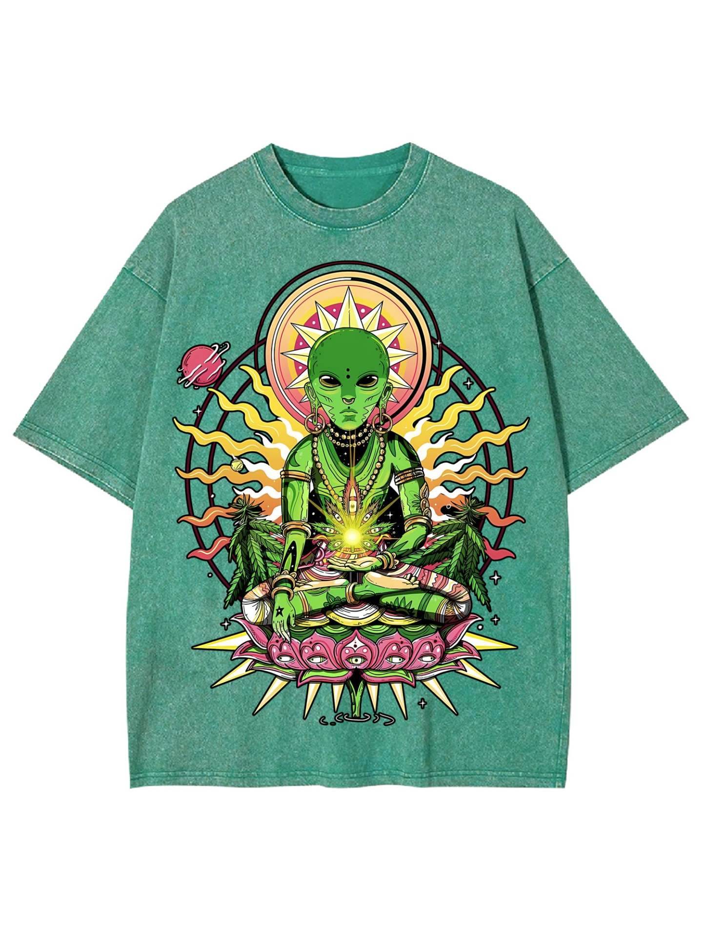 Cosmic Meditation Washed Tshirt