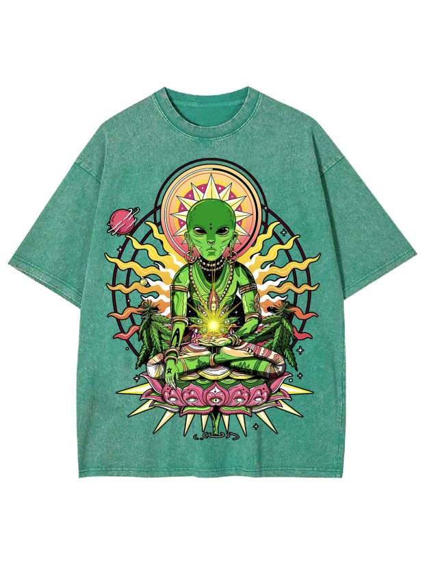 Cosmic Meditation Washed Tshirt
