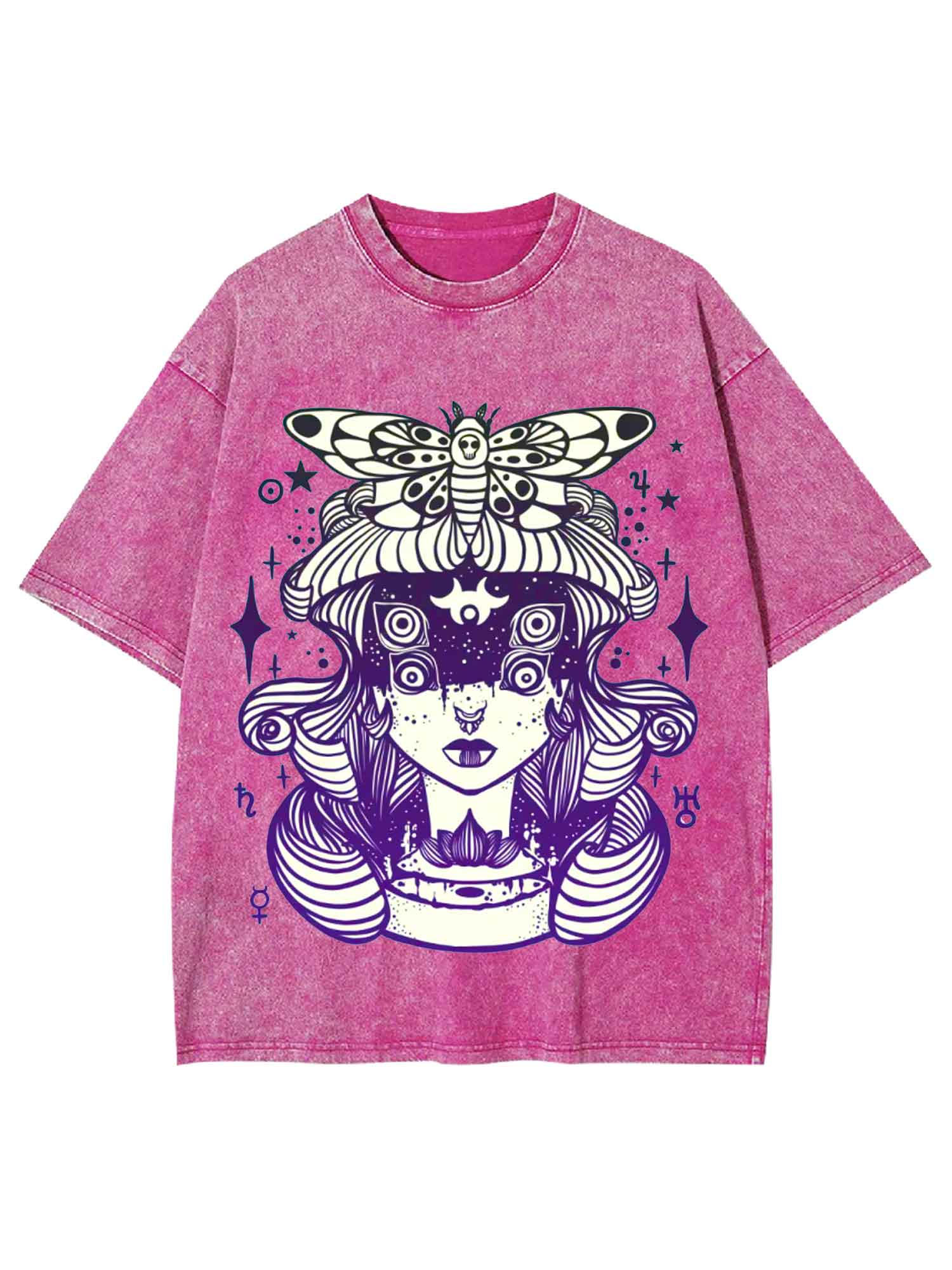 Mystical Moth Washed Tshirt