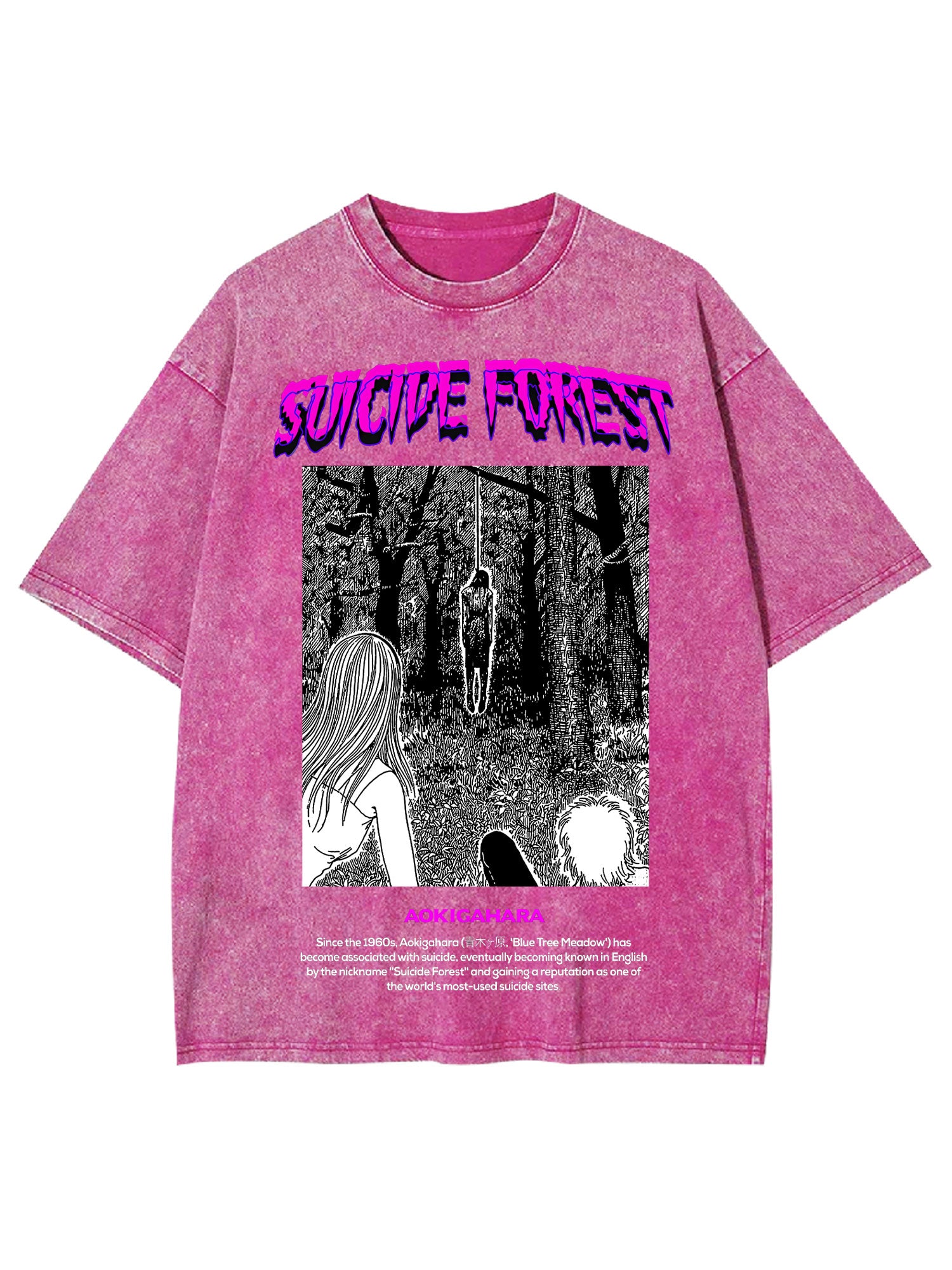 Suicide Forest Washed Tshirt