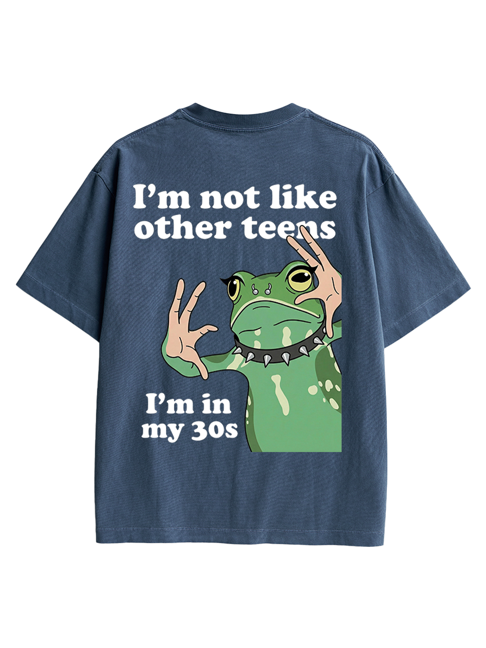 I’M NOT LIKE OTHER TEENS I’MIN MY 30S AAA BACKPRINT TSHIRT