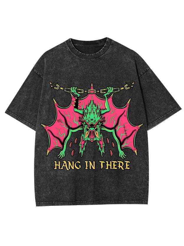 Hang In There Washed Tshirt