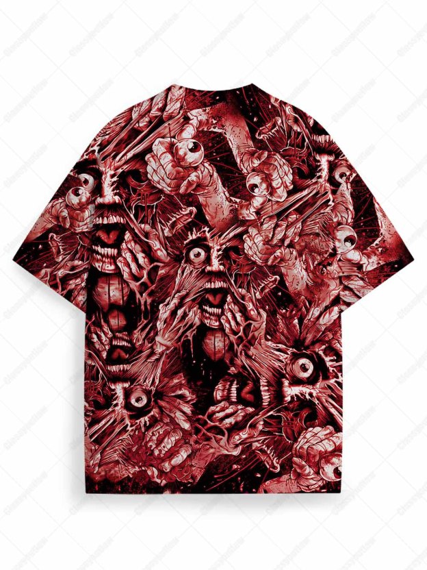 Exploding Face Graphic T-shirt