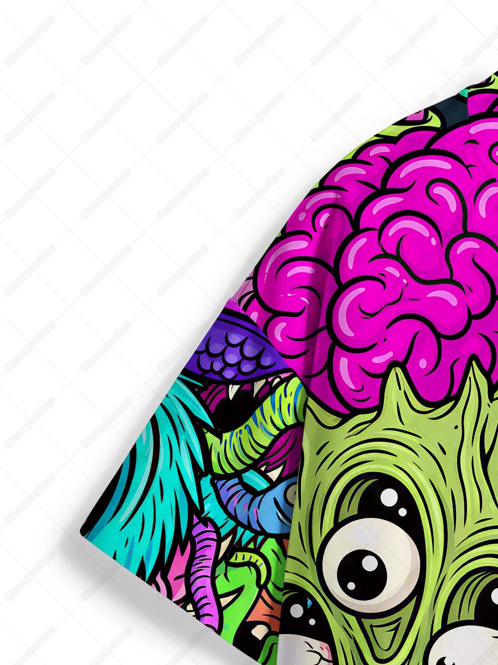 Freakshow Neon Madness Eco Oversized Graphic Tees