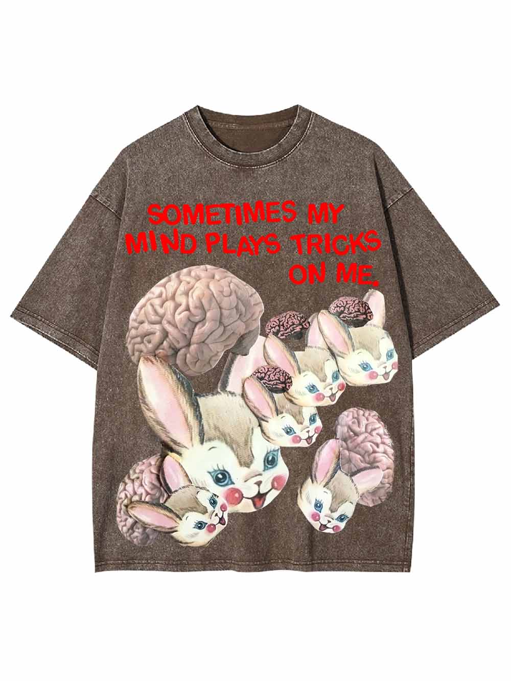 Sometimes My Mind Plays Tricks On Me Washed Tshirt