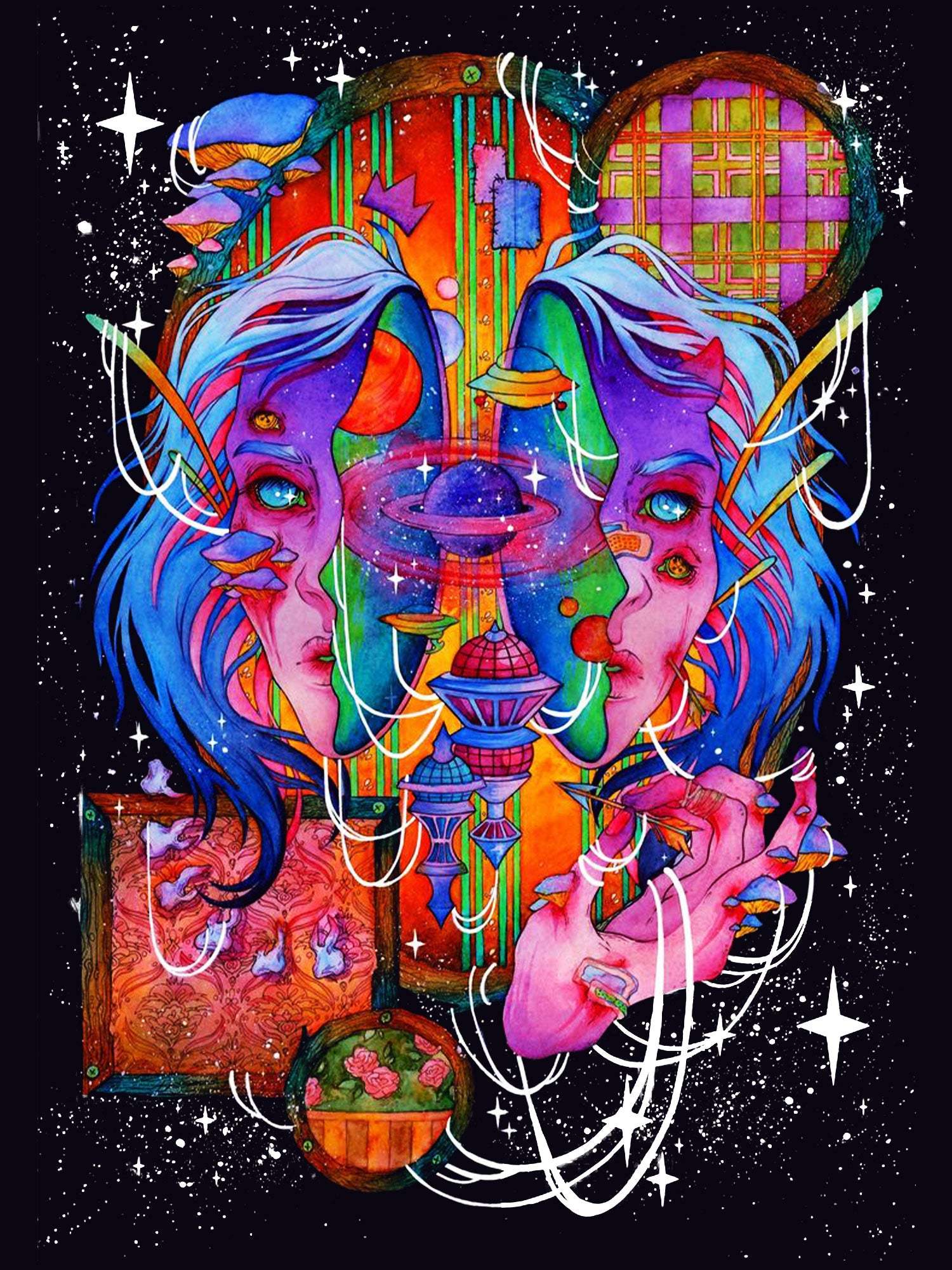 Spiritual Void World Washed Tshirt