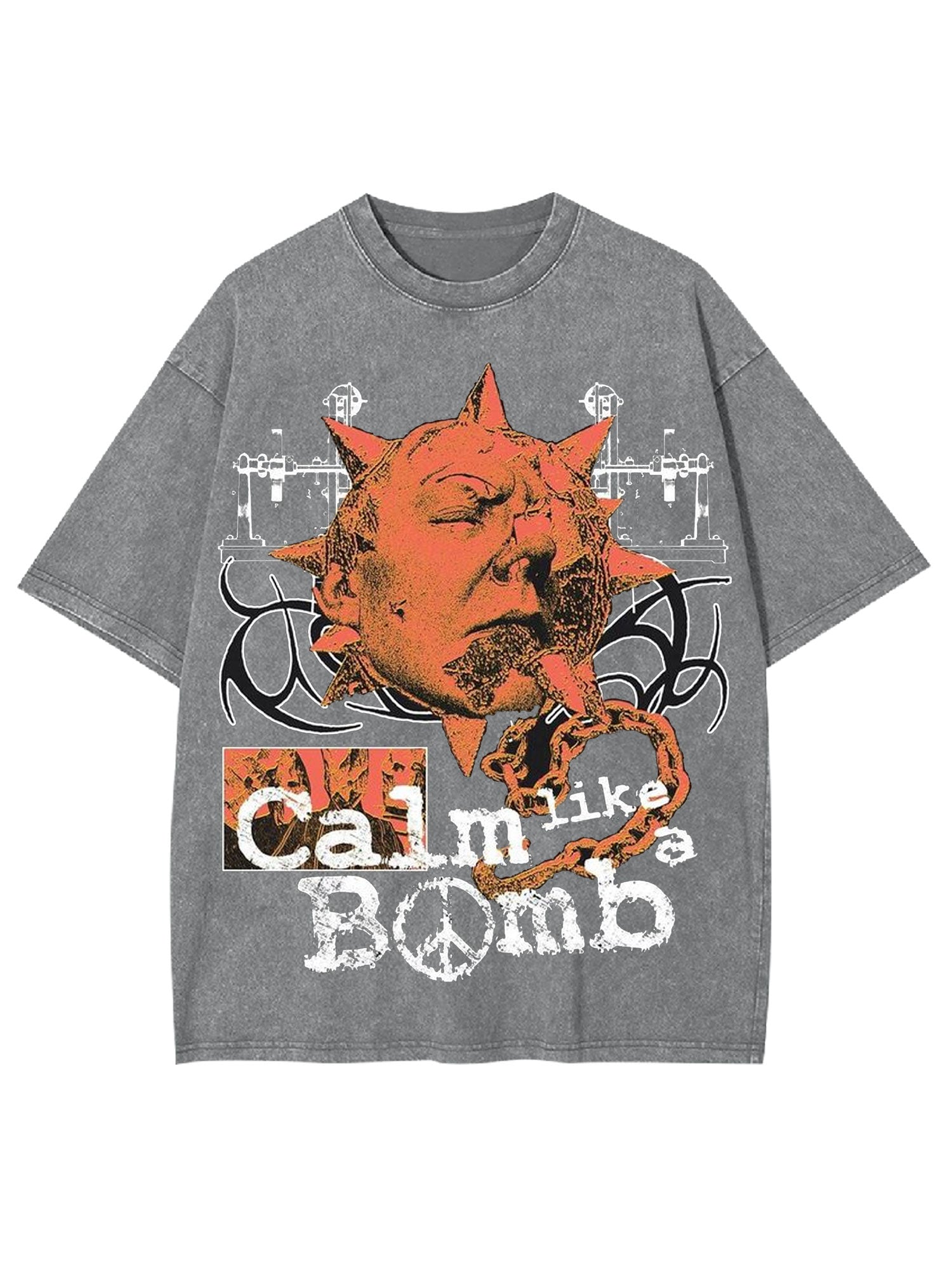 Calm Like A Bomb Washed Tshirt