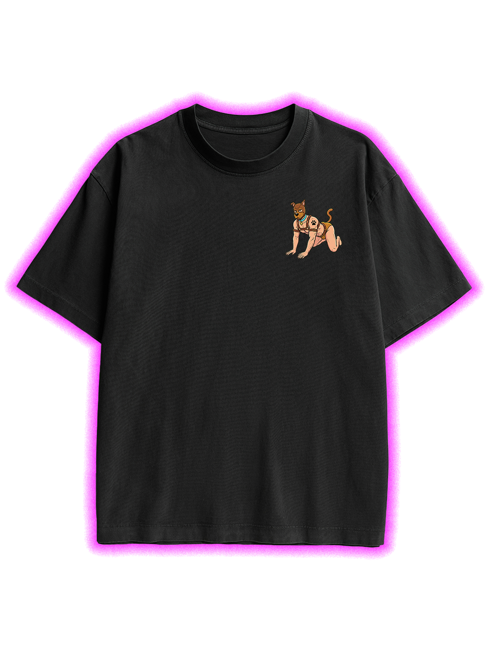 HUMAN PUP PLAY AAA BACKPRINT TSHIRT