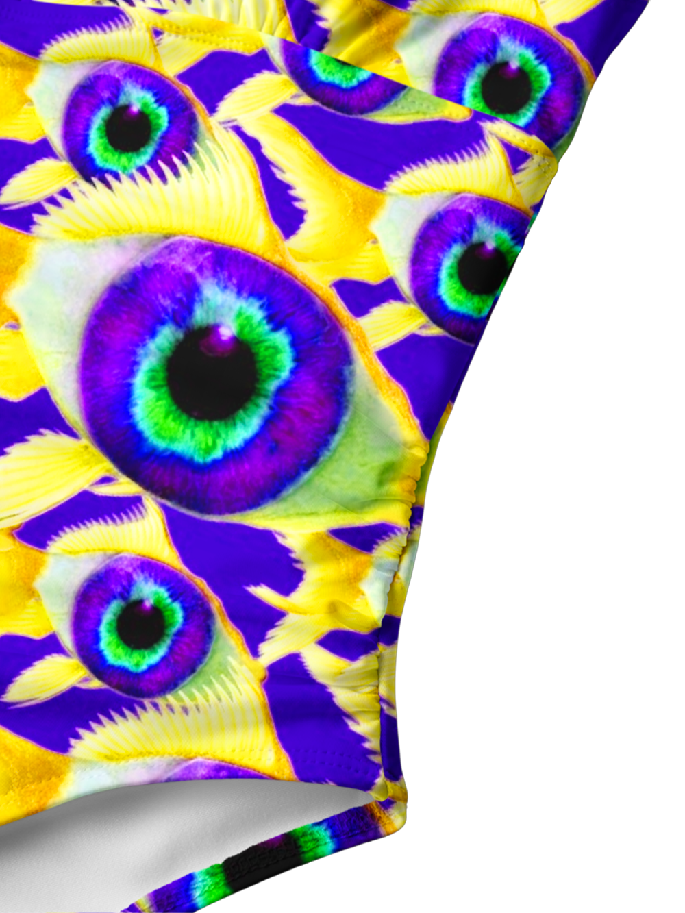 EYE STORM V-NECK ONE PIECE SWIMSUIT