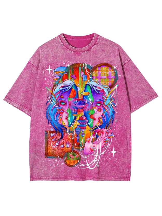 Spiritual Void World Washed Tshirt