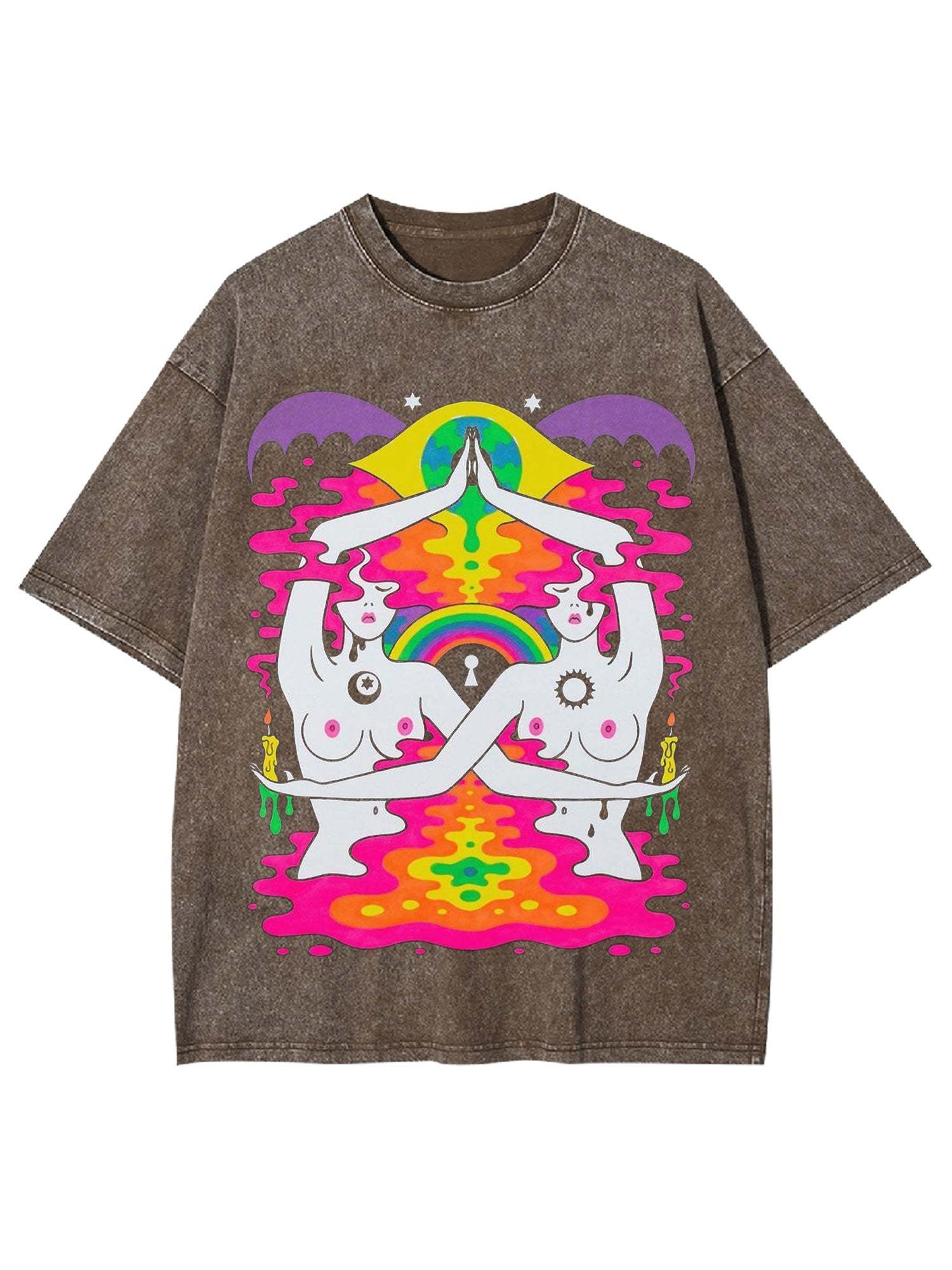 Sun And Moon Washed Tshirt