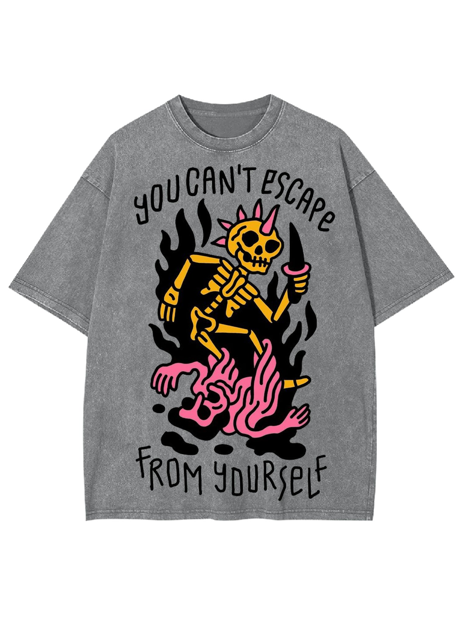 You Can't Escape From Yourself Washed Tshirt