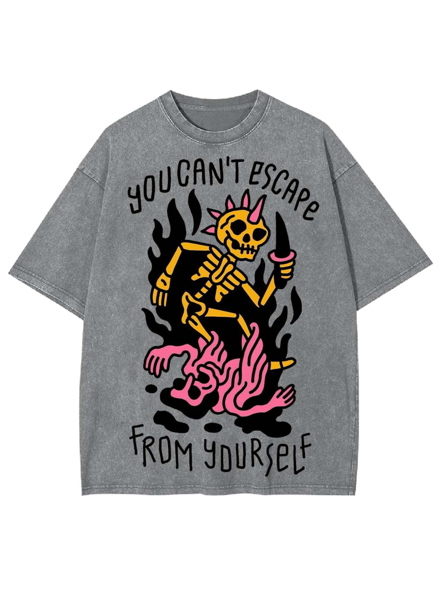 You Can't Escape From Yourself Washed Tshirt
