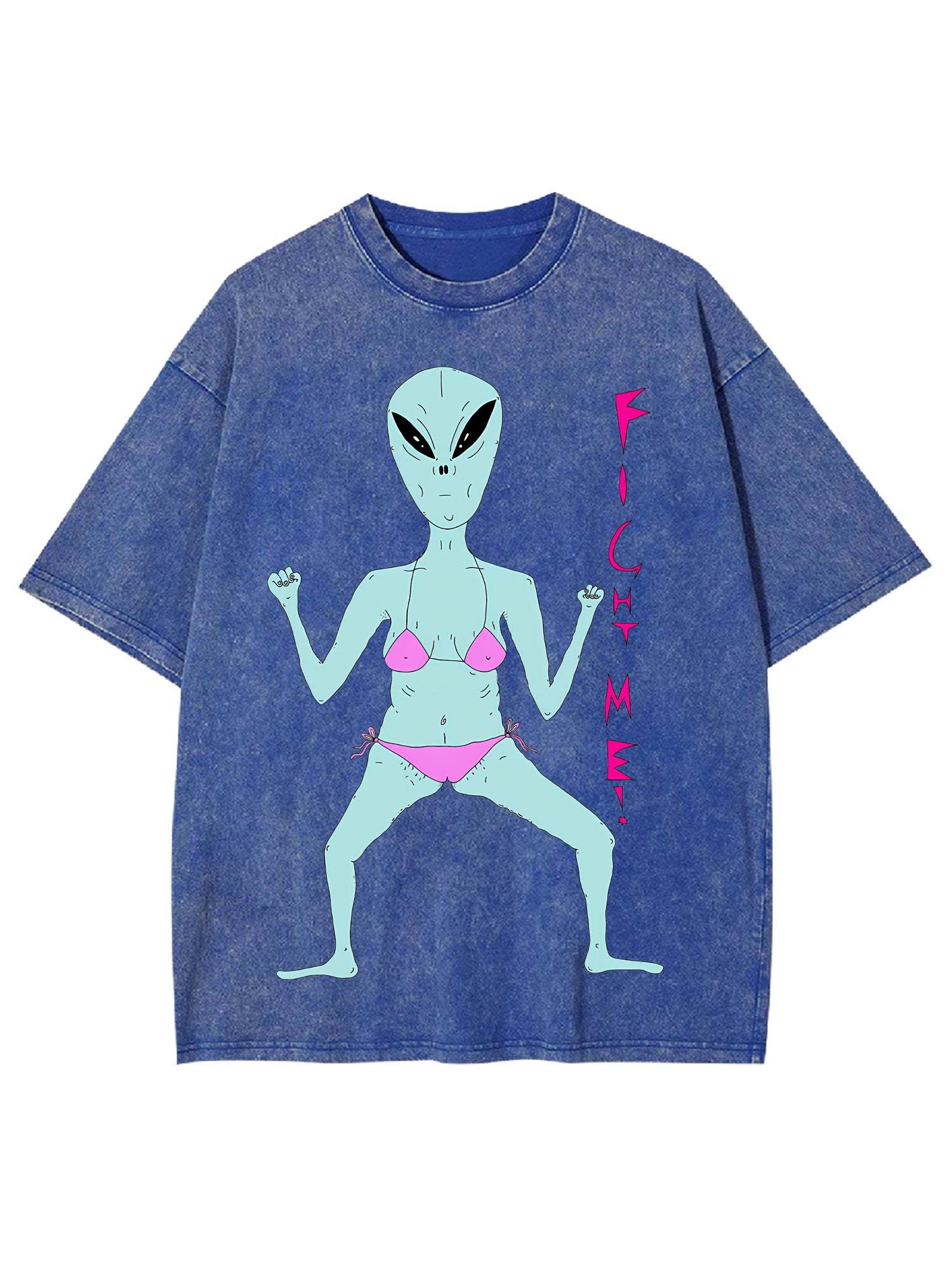 Fight Me Washed Tshirt