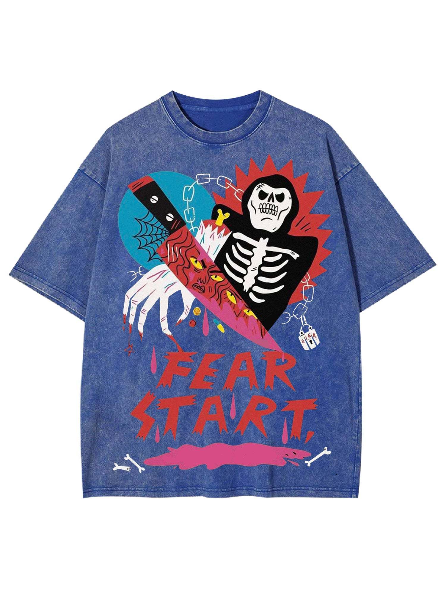 Fear Start Washed Tshirt
