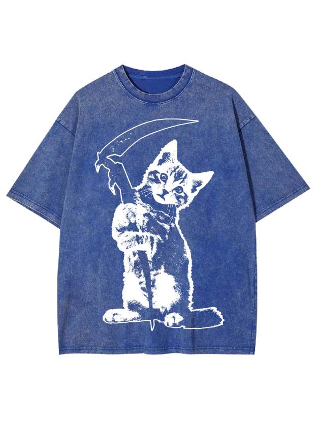 Death Is Moewing Washed Tshirt