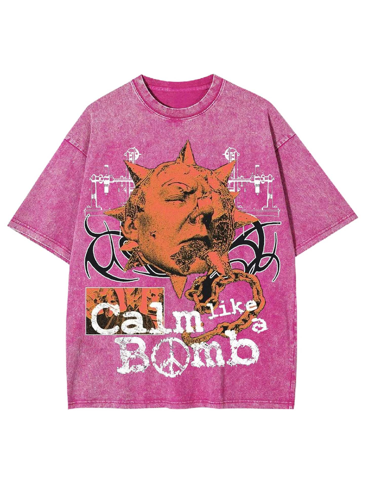Calm Like A Bomb Washed Tshirt