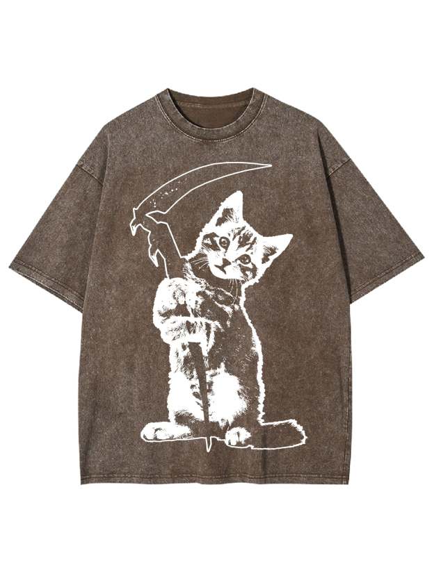 Death Is Moewing Washed Tshirt