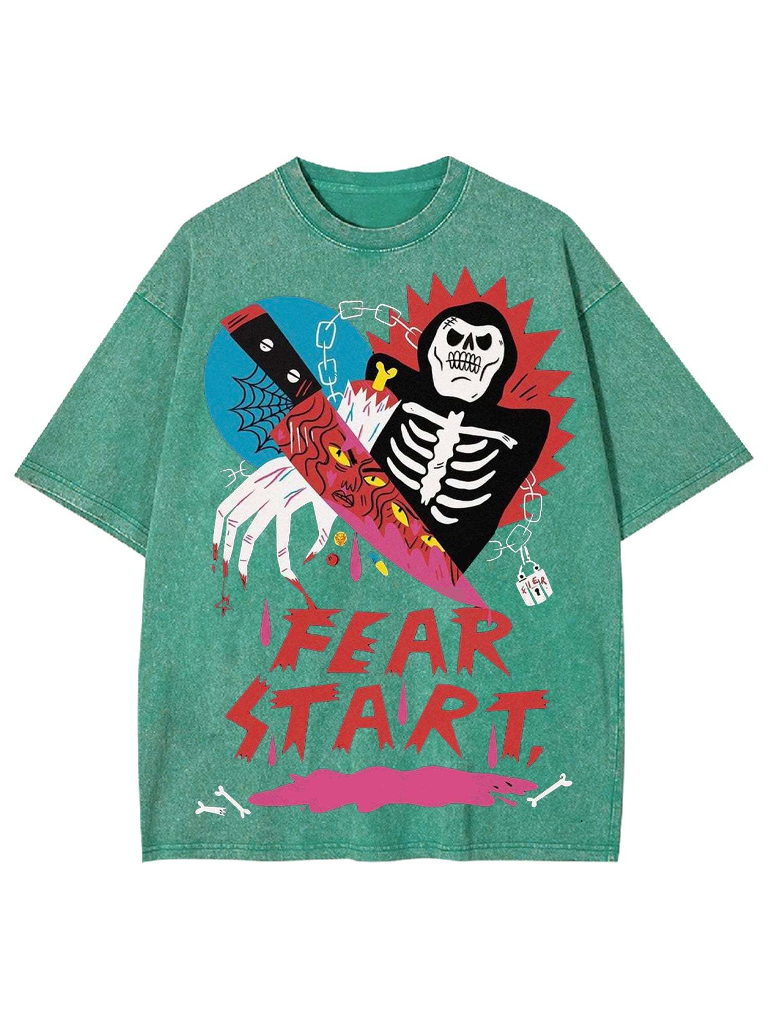 Fear Start Washed Tshirt