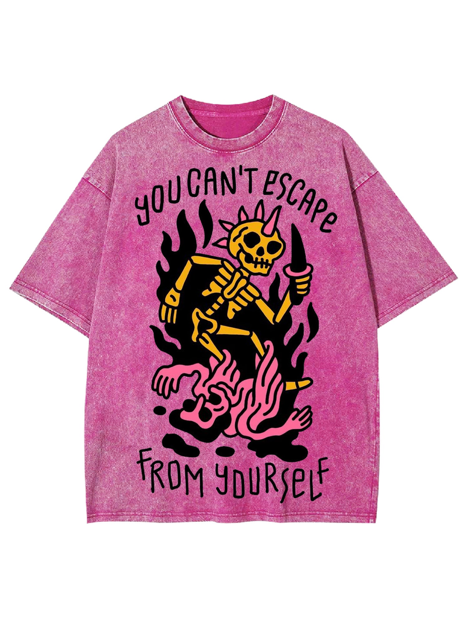 You Can't Escape From Yourself Washed Tshirt