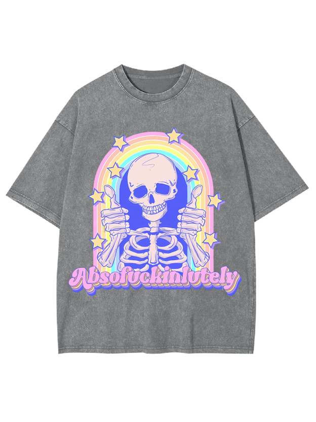 ABSOFUCKINLUTELY WASHED TSHIRT