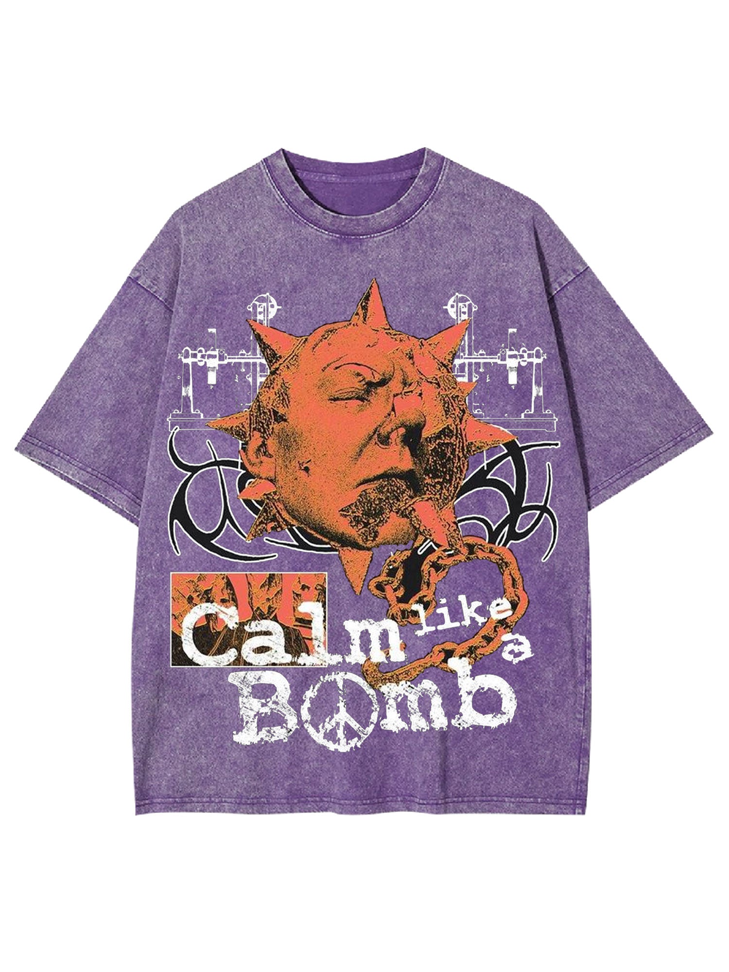 Calm Like A Bomb Washed Tshirt