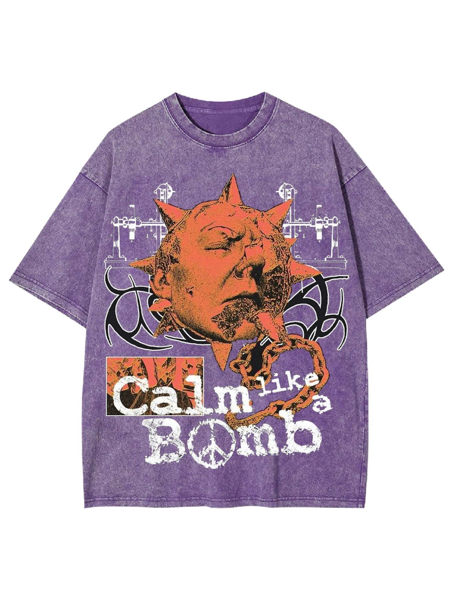 Calm Like A Bomb Washed Tshirt