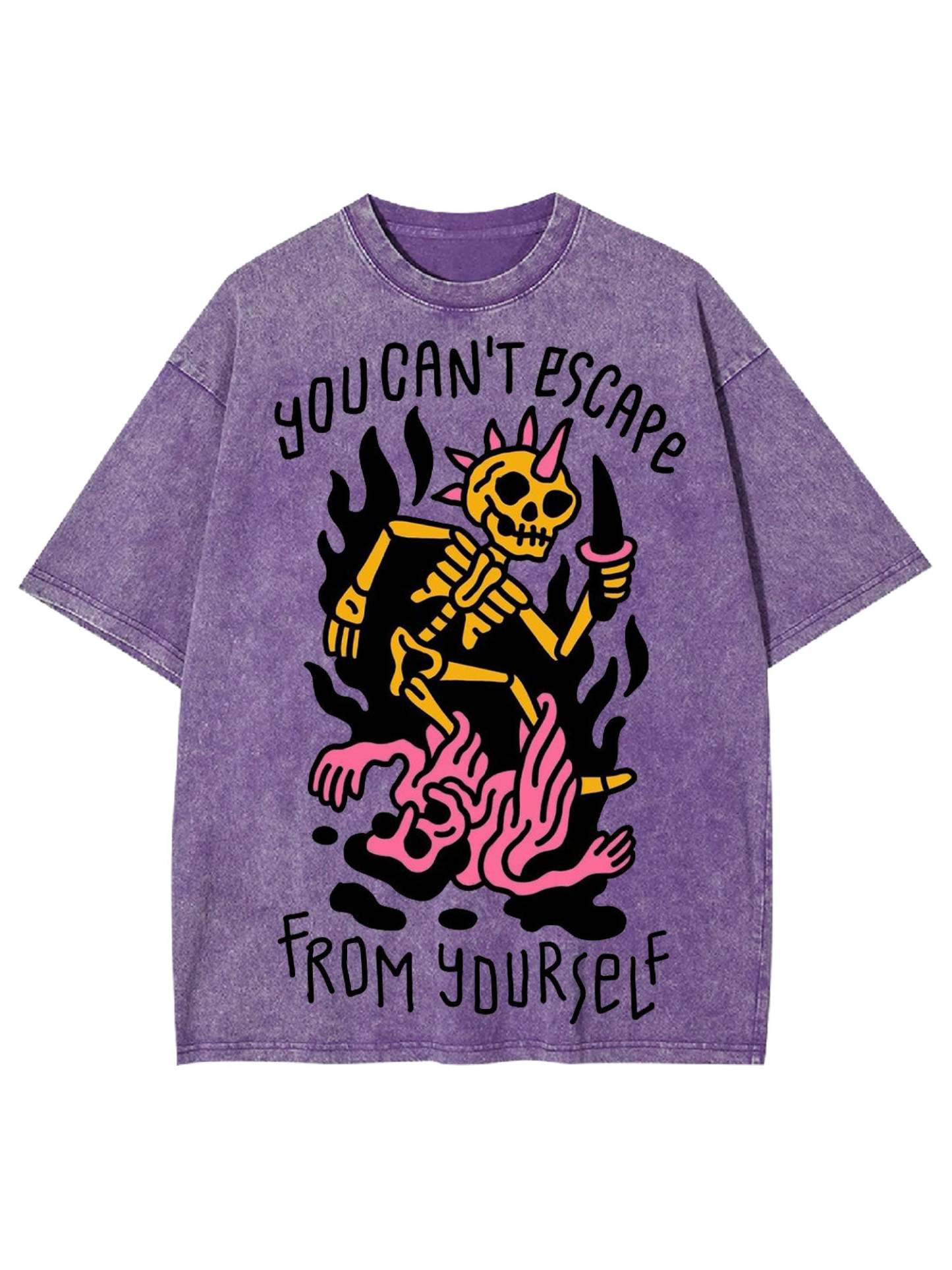 You Can't Escape From Yourself Washed Tshirt