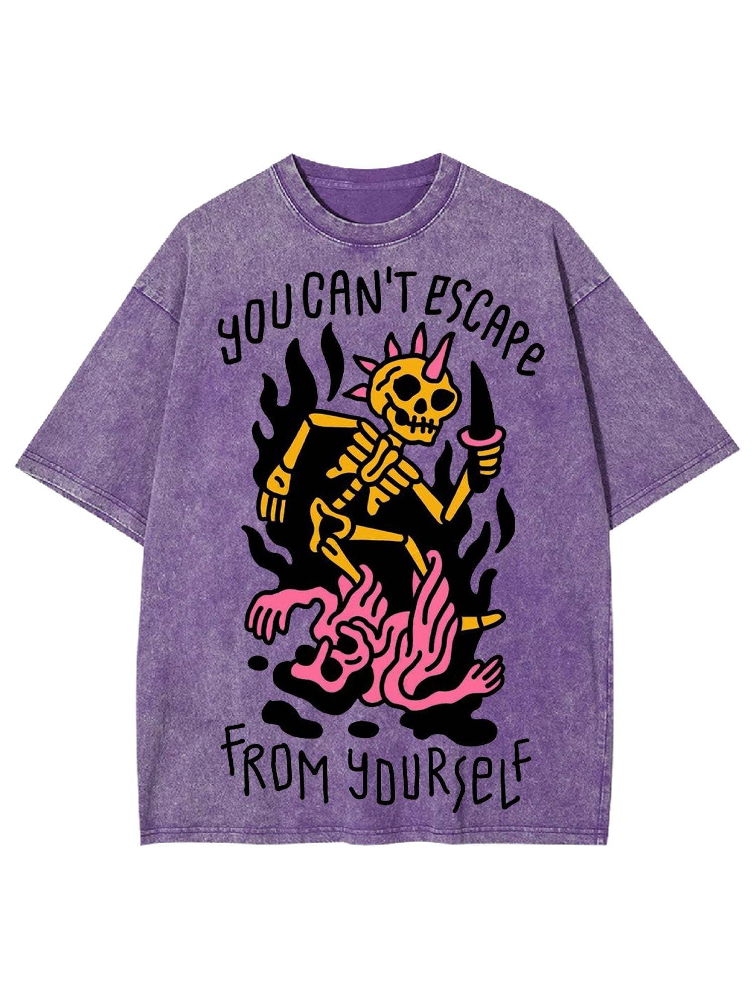 You Can't Escape From Yourself Washed Tshirt