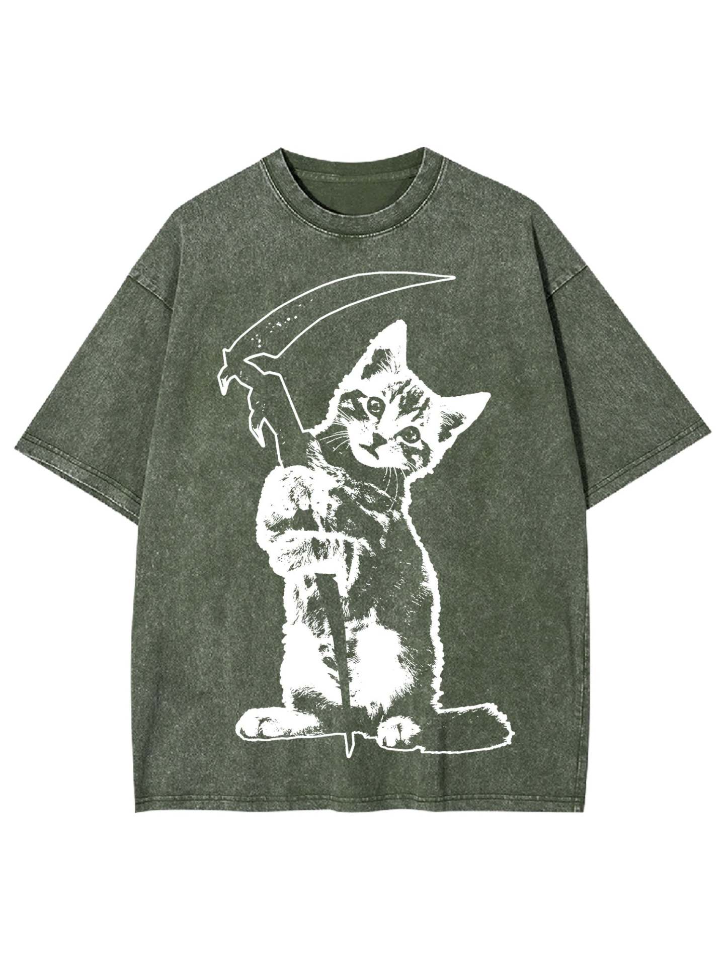 Death Is Moewing Washed Tshirt