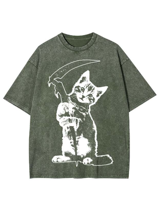 Death Is Moewing Washed Tshirt