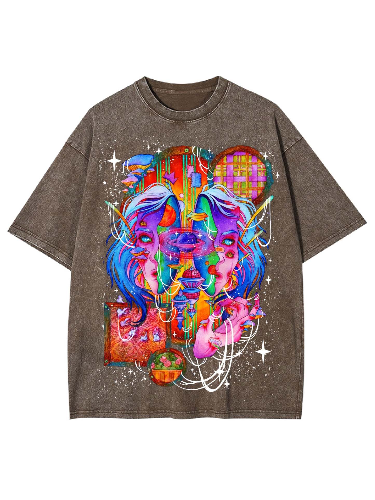 Spiritual Void World Washed Tshirt