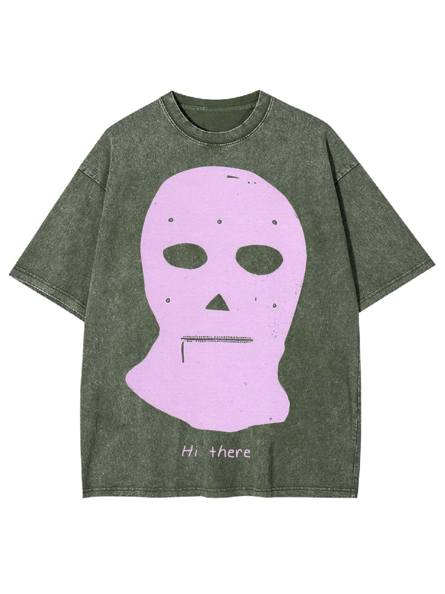 Hi There Washed Tshirt