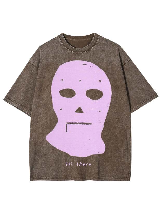 Hi There Washed Tshirt