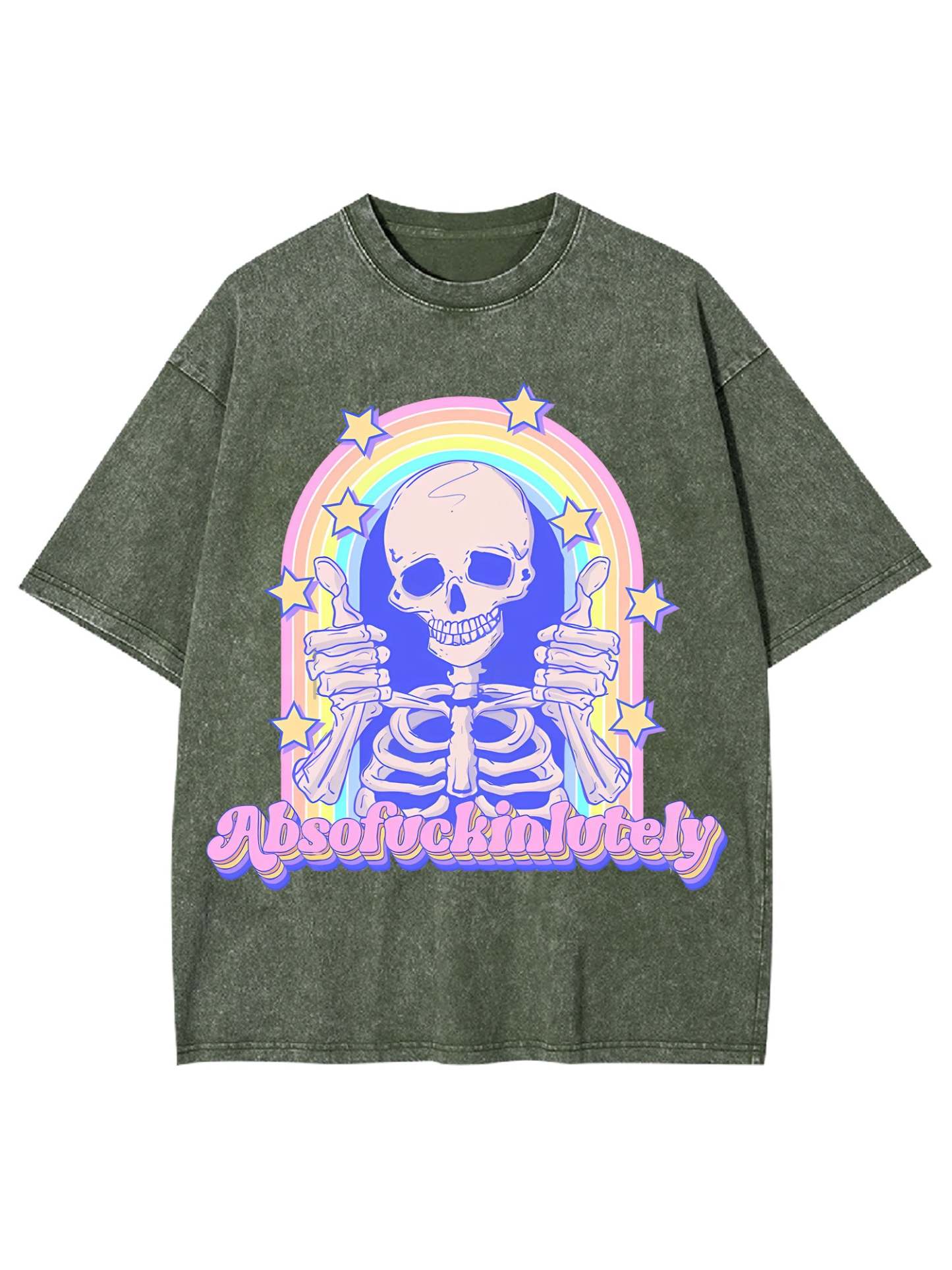 ABSOFUCKINLUTELY WASHED TSHIRT