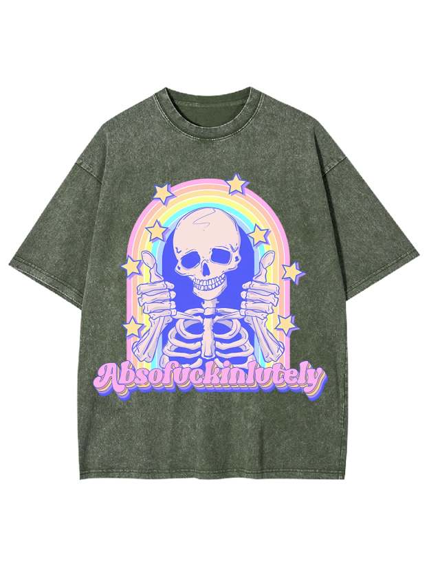 ABSOFUCKINLUTELY WASHED TSHIRT