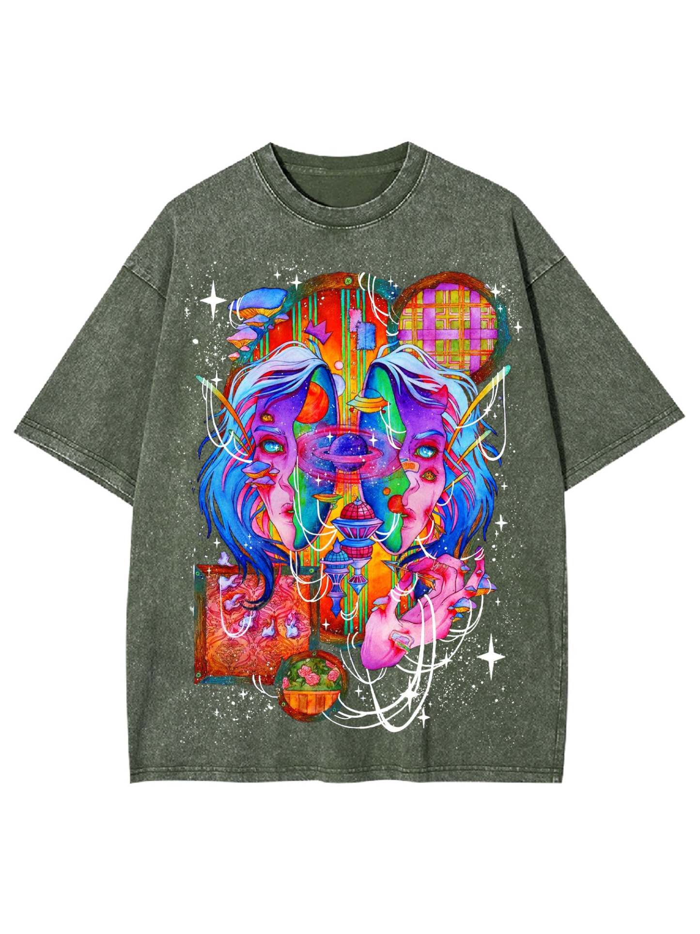 Spiritual Void World Washed Tshirt