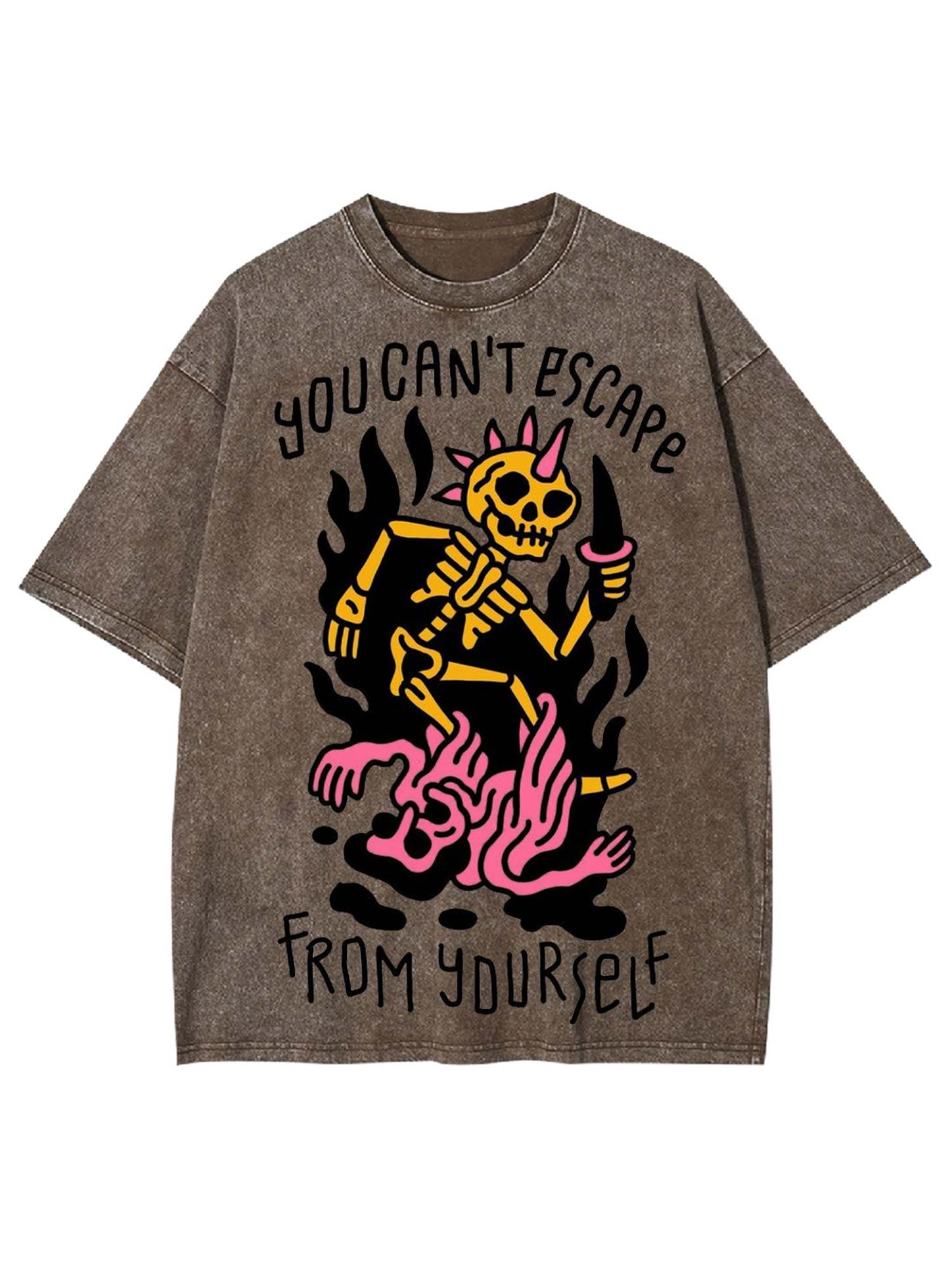 You Can't Escape From Yourself Washed Tshirt