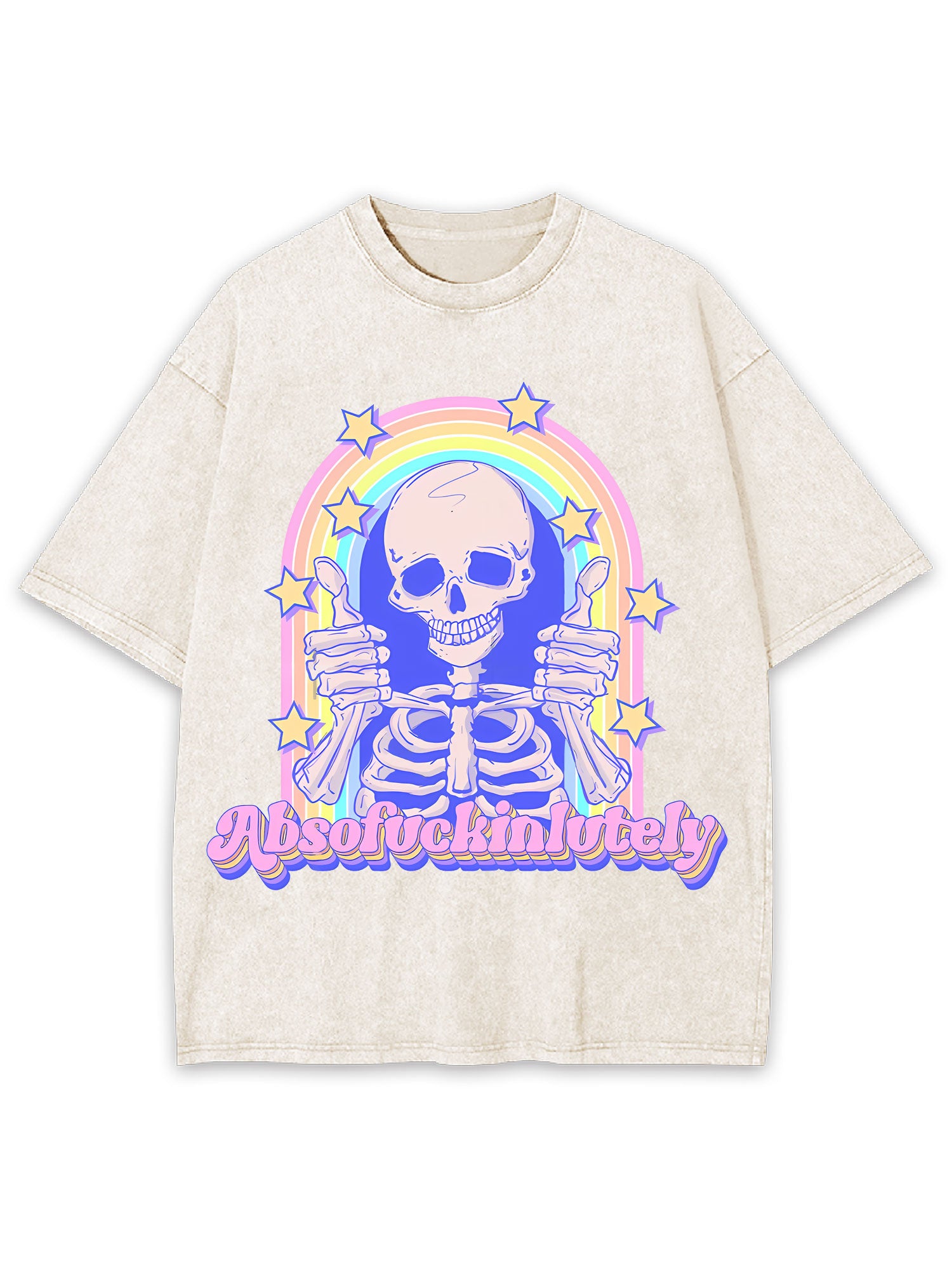 ABSOFUCKINLUTELY WASHED TSHIRT