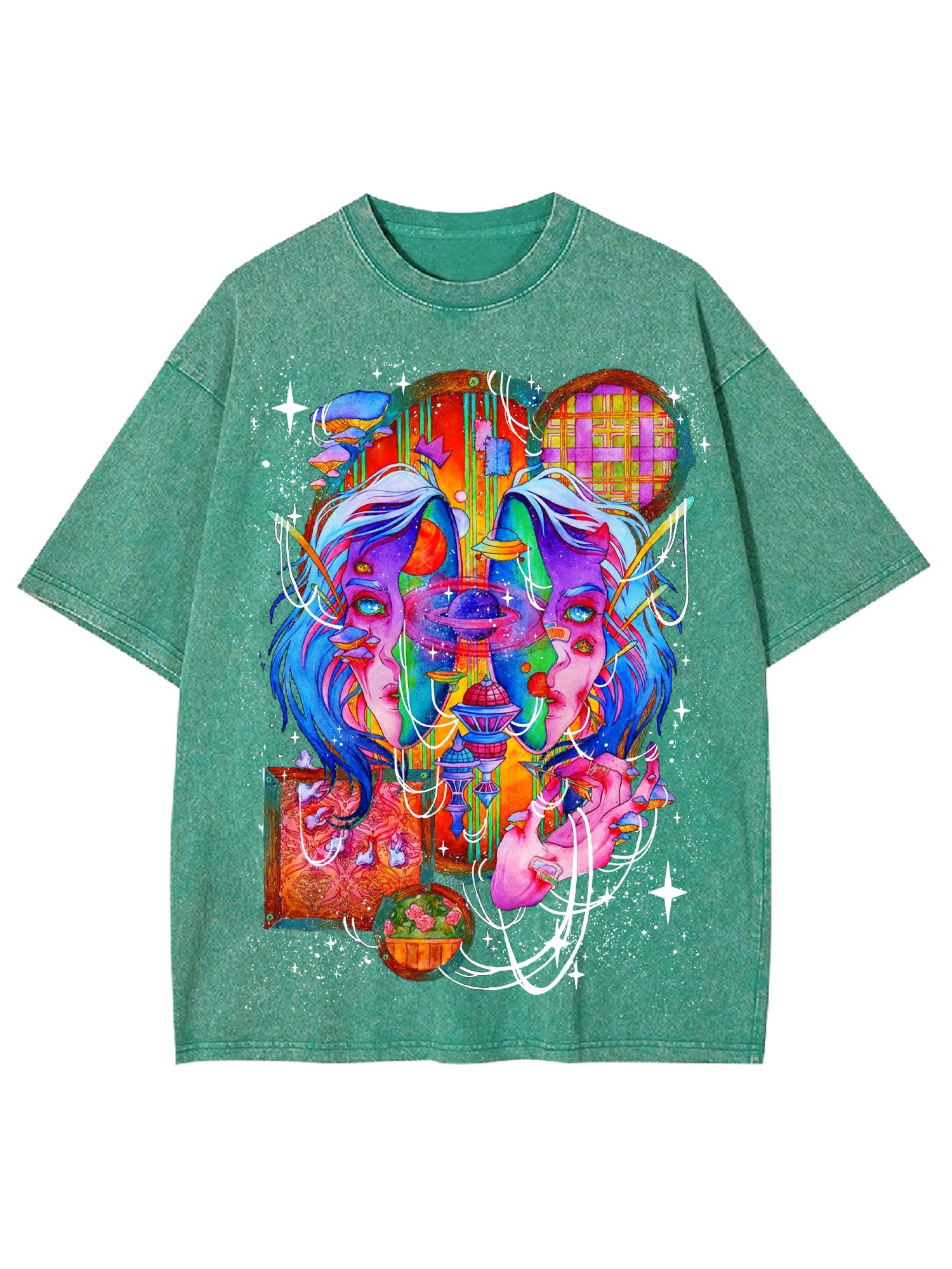 Spiritual Void World Washed Tshirt