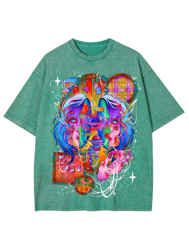 Spiritual Void World Washed Tshirt