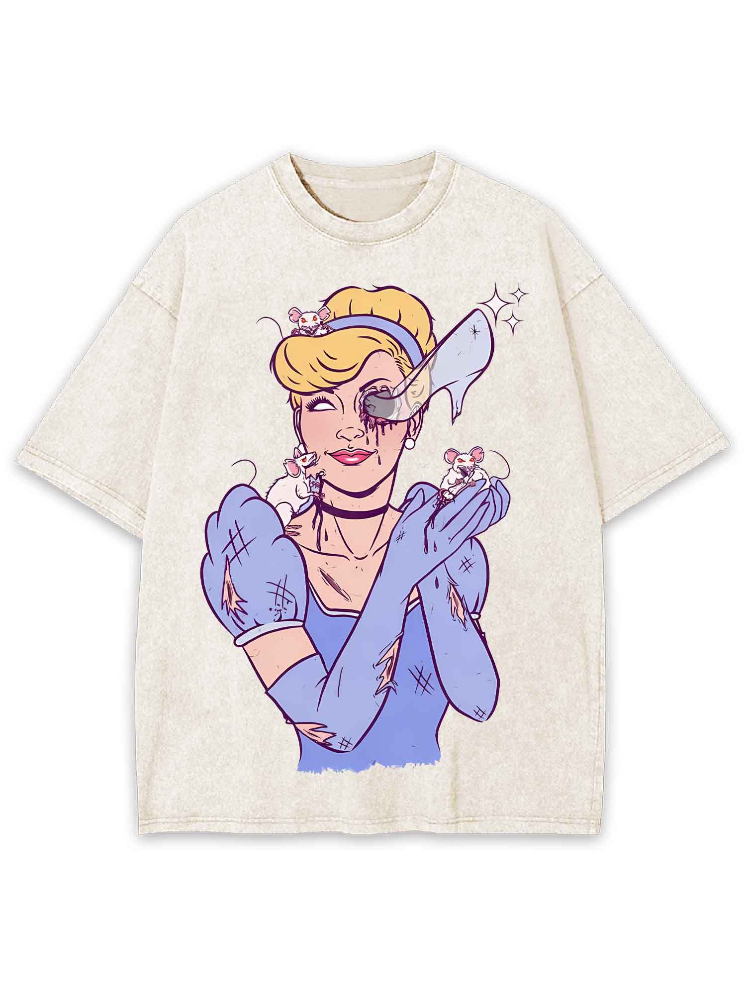 Fairytale Twist Washed Tshirt-ClassyOutlaw Sale