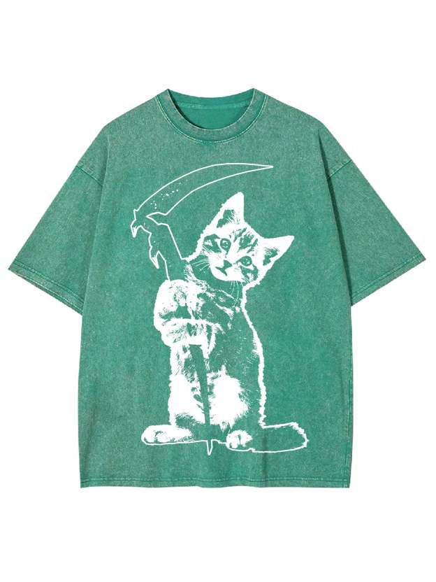 Death Is Moewing Washed Tshirt
