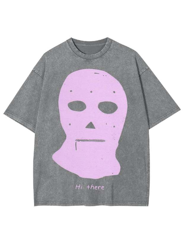 Hi There Washed Tshirt