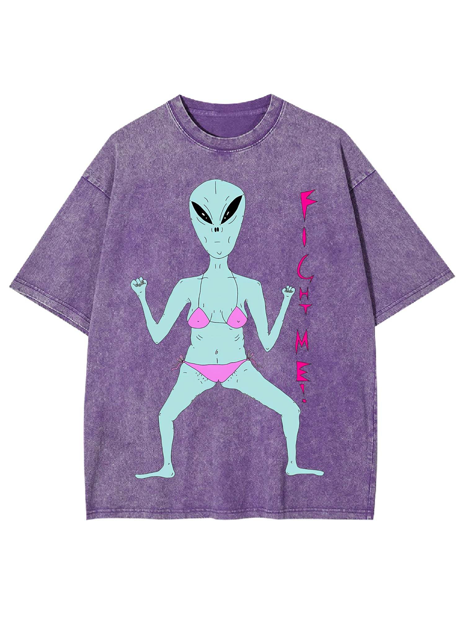 Fight Me Washed Tshirt