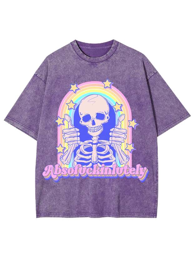 ABSOFUCKINLUTELY WASHED TSHIRT