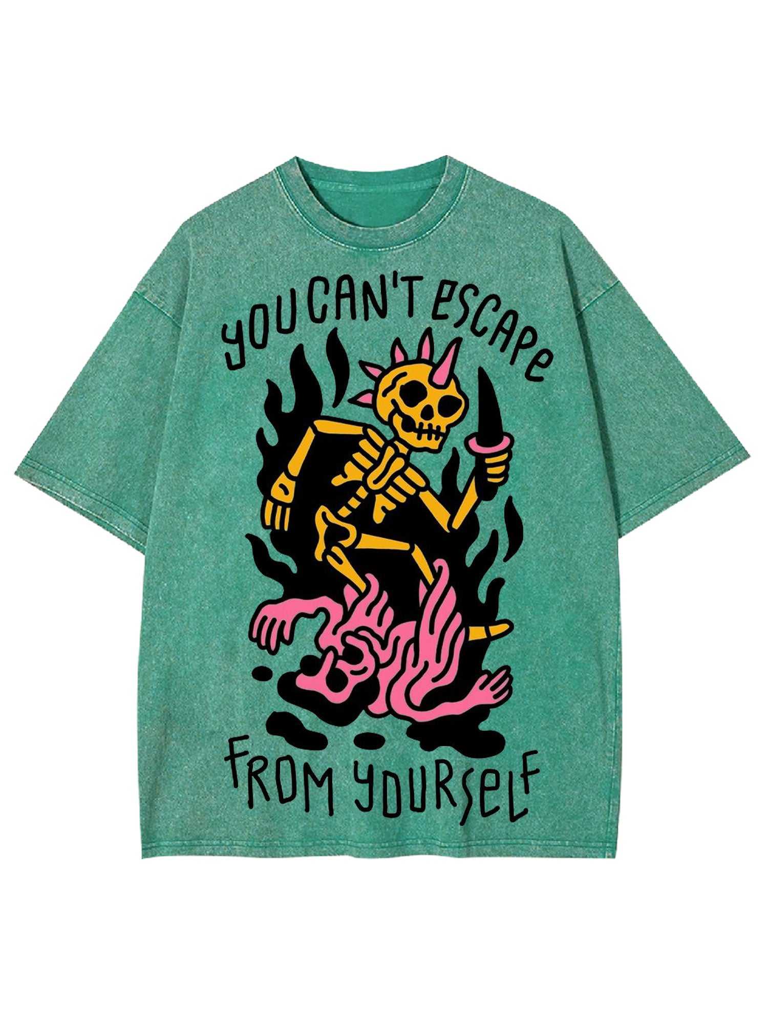 You Can't Escape From Yourself Washed Tshirt