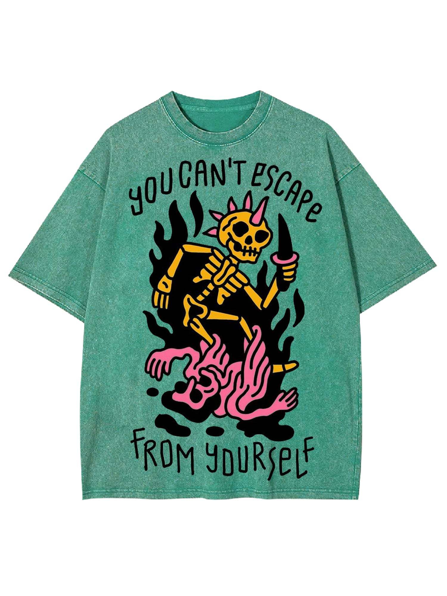 You Can't Escape From Yourself Washed Tshirt