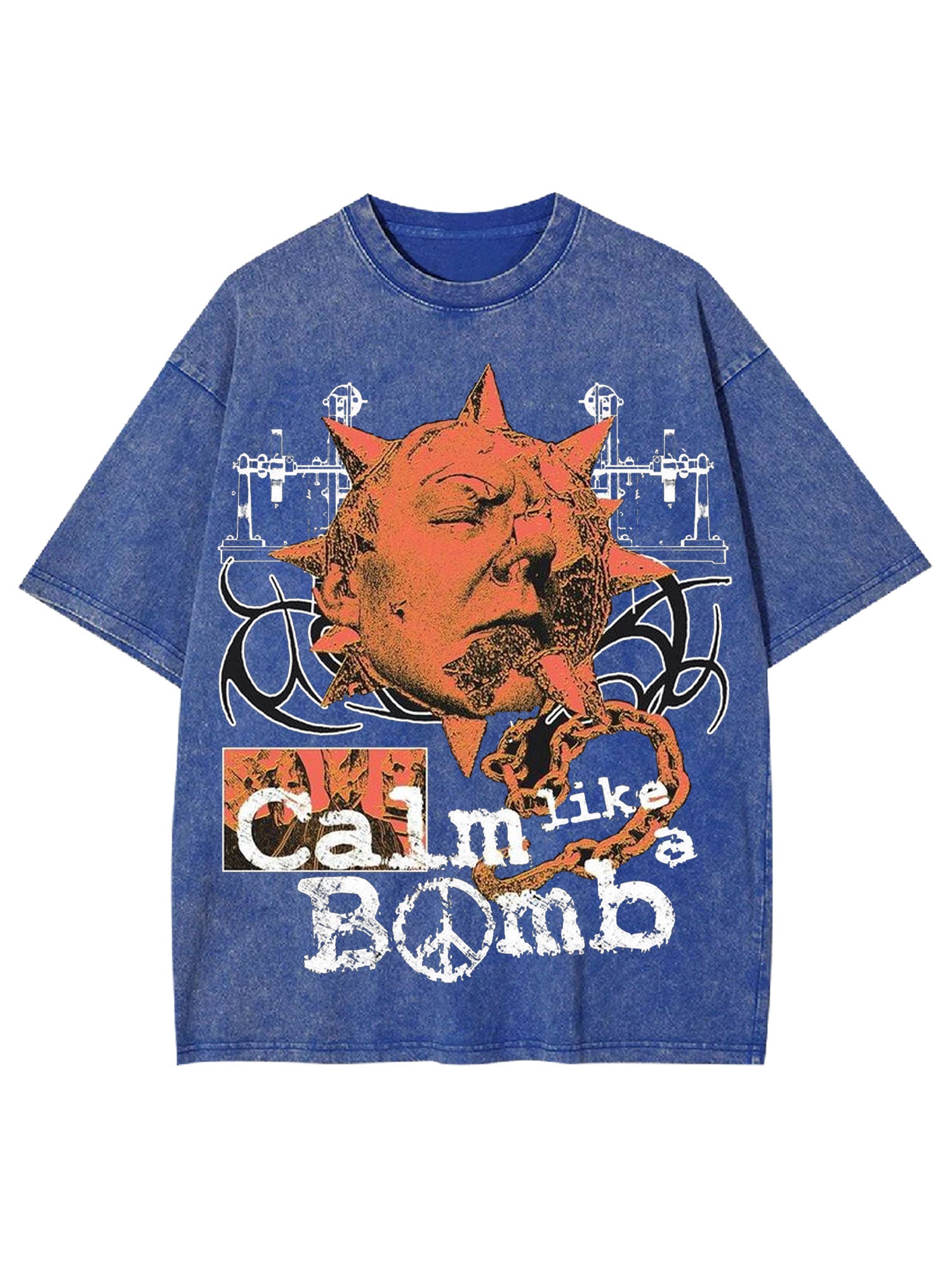 Calm Like A Bomb Washed Tshirt