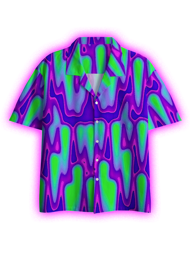 Psychedelic Button Up Pocket Shirt